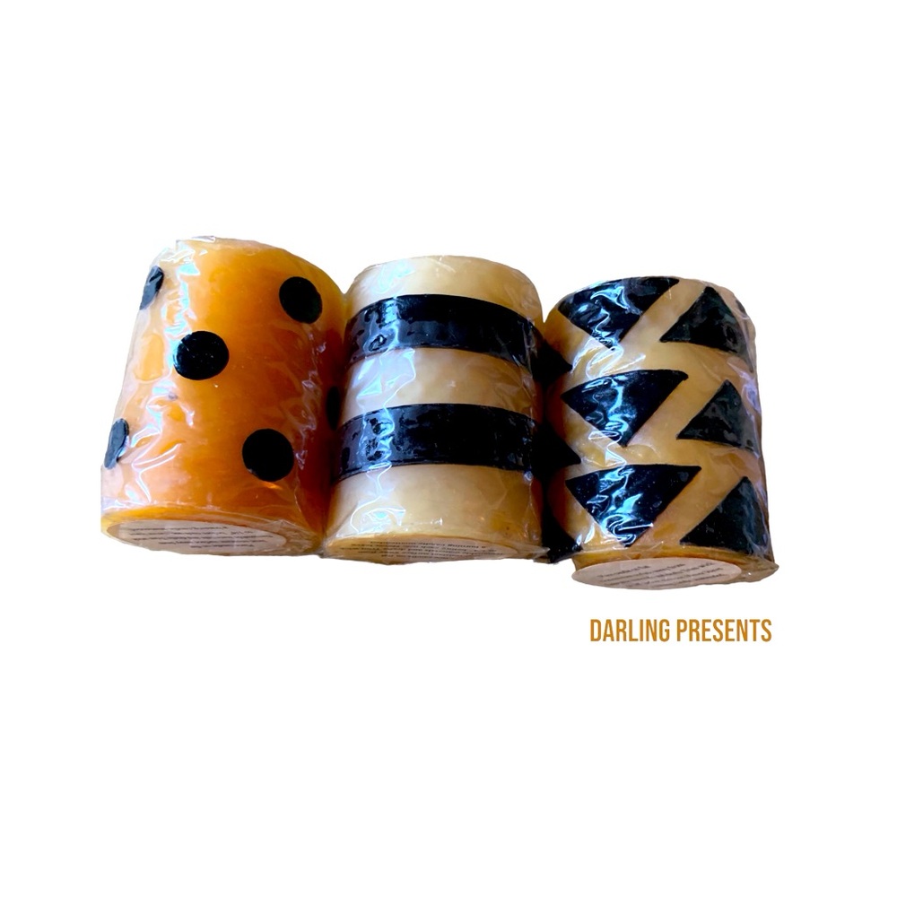Et Al Designs Hand Crafted Bees Wax Candles 3 Pack Size 2.5 X 2